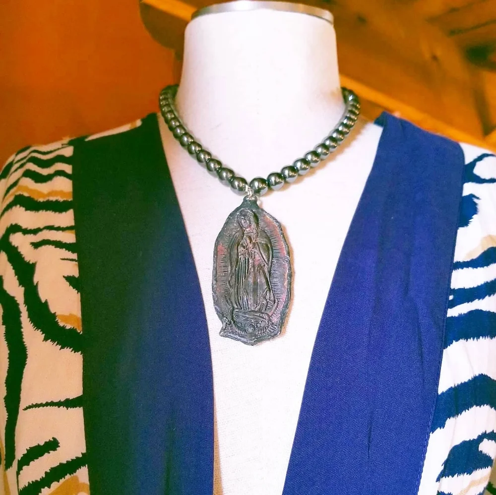 Blue & White Zebra Print Kimono w/Elastic Sleeves - No Reorders. Limited. - Picture 14 of 16